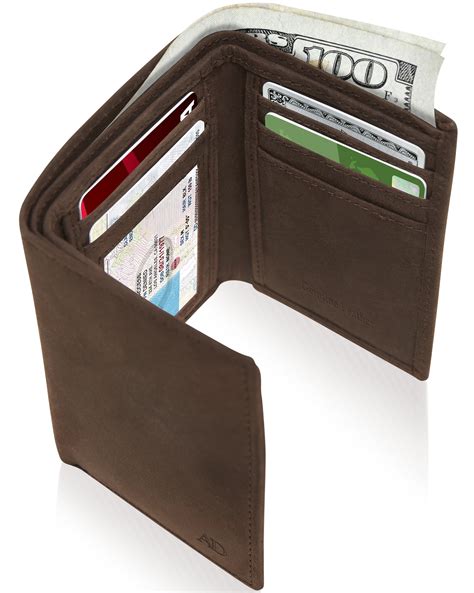 rfid trifold wallets for men